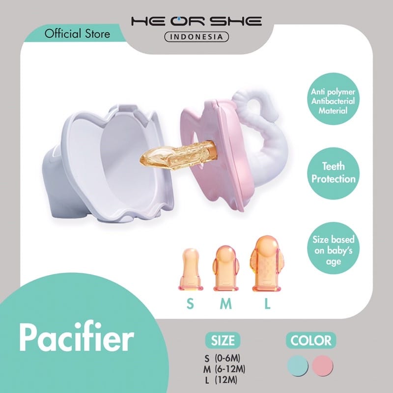 HEORSHE BABYBETTER PACIFIER / empeng bayi sesuai usia