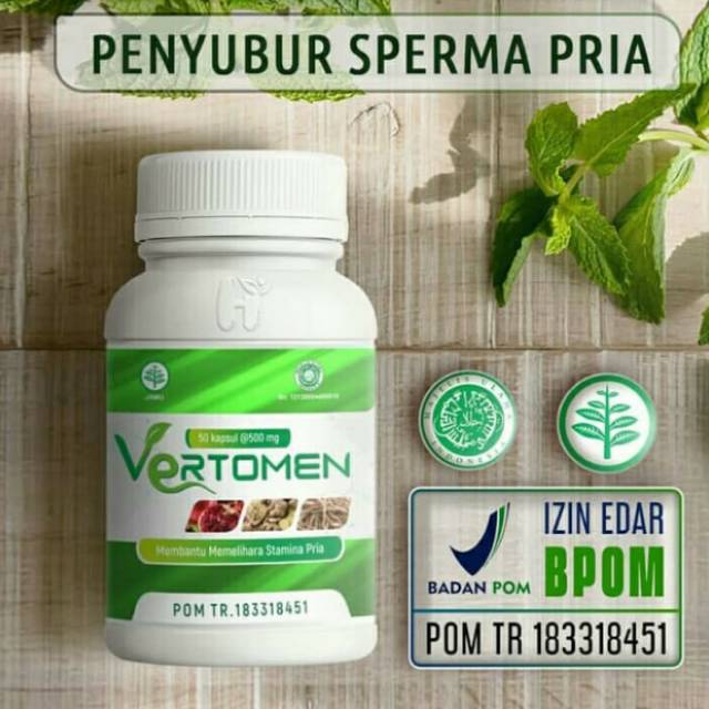 OBAT HERBAL KESUBURAN PRIA/  PENGENTAL MANI/ VERTOMEN ORIGINAL BPOM