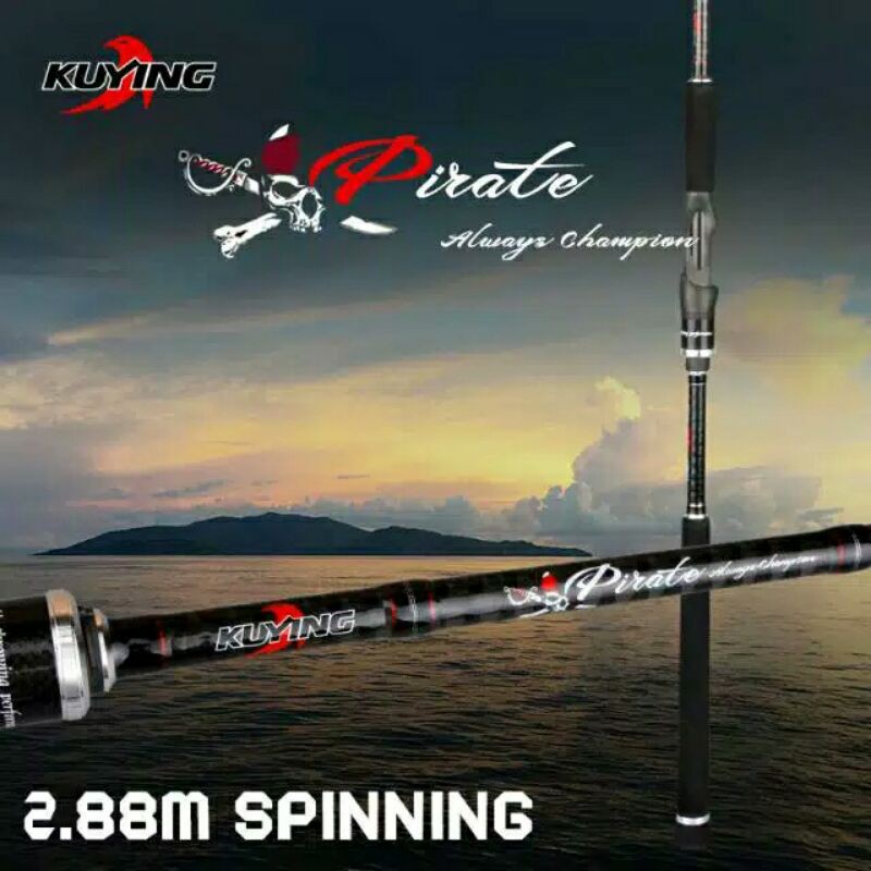Rod Joran Casting Kuying Pirate PTS962M (Pack Pvc)