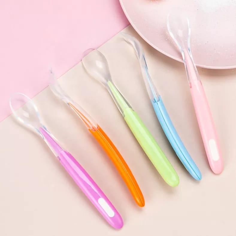 Sendok Makan Bayi Silicone Safety Spoon