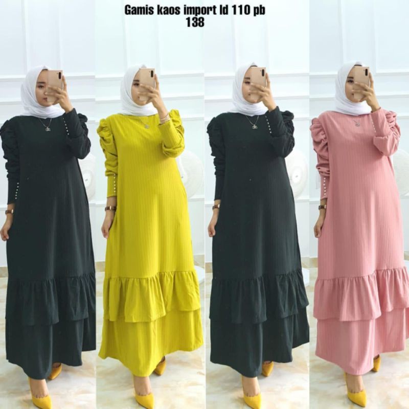 gamis knit import