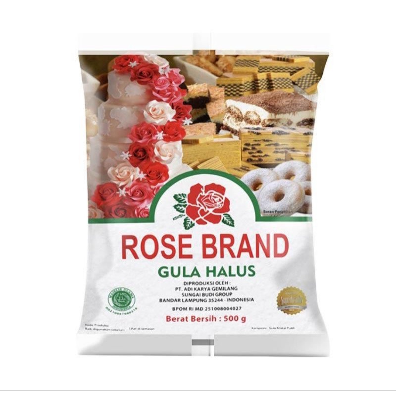 

ROSE BRAND GULA HALUS 500 GRAM