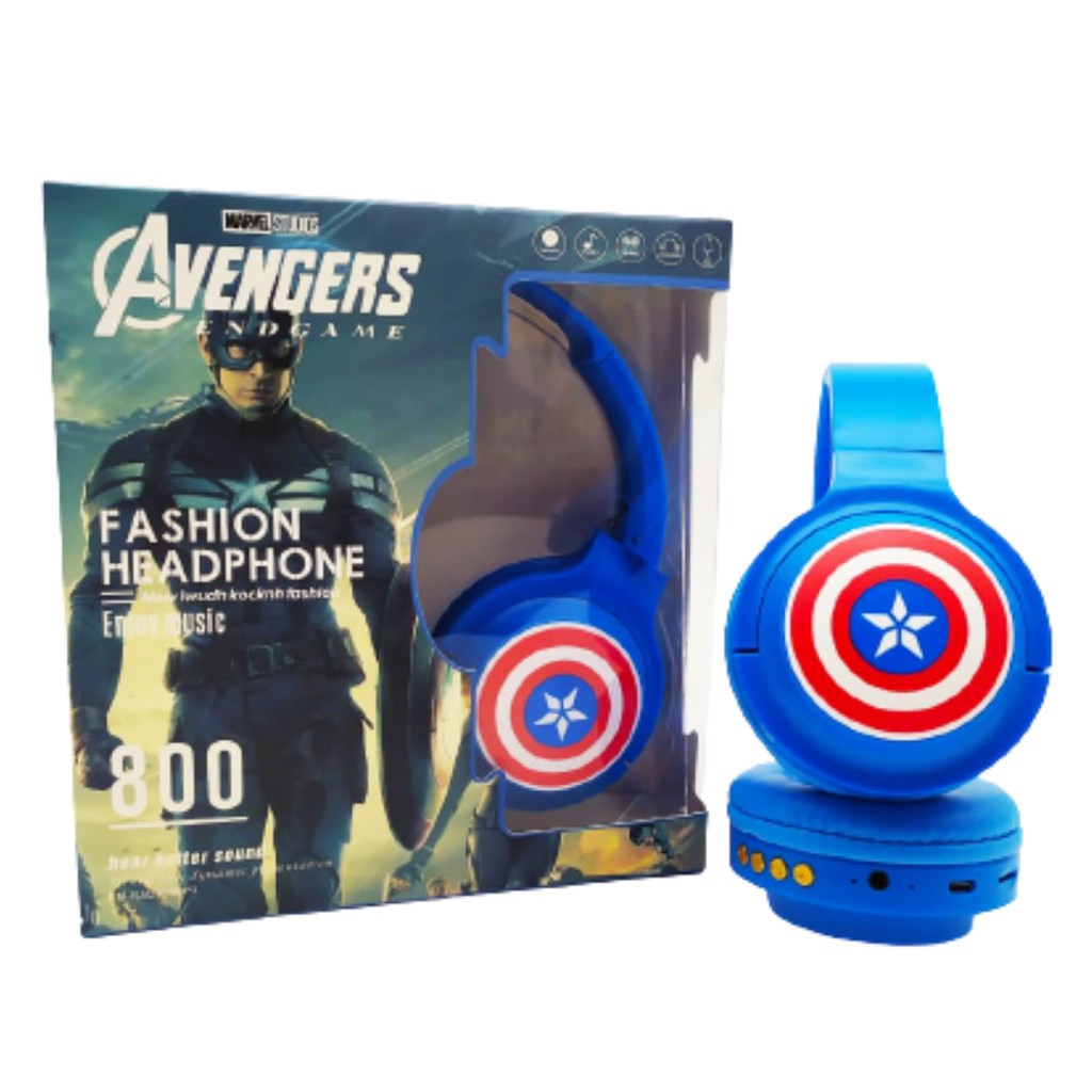 Headphone AVENGERS Spiderman Iron man Captain America Hulk Headset karakter