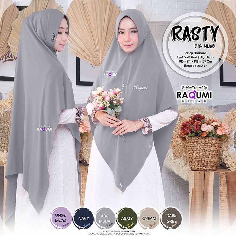 hijab - rasty big hijab ori raqumi