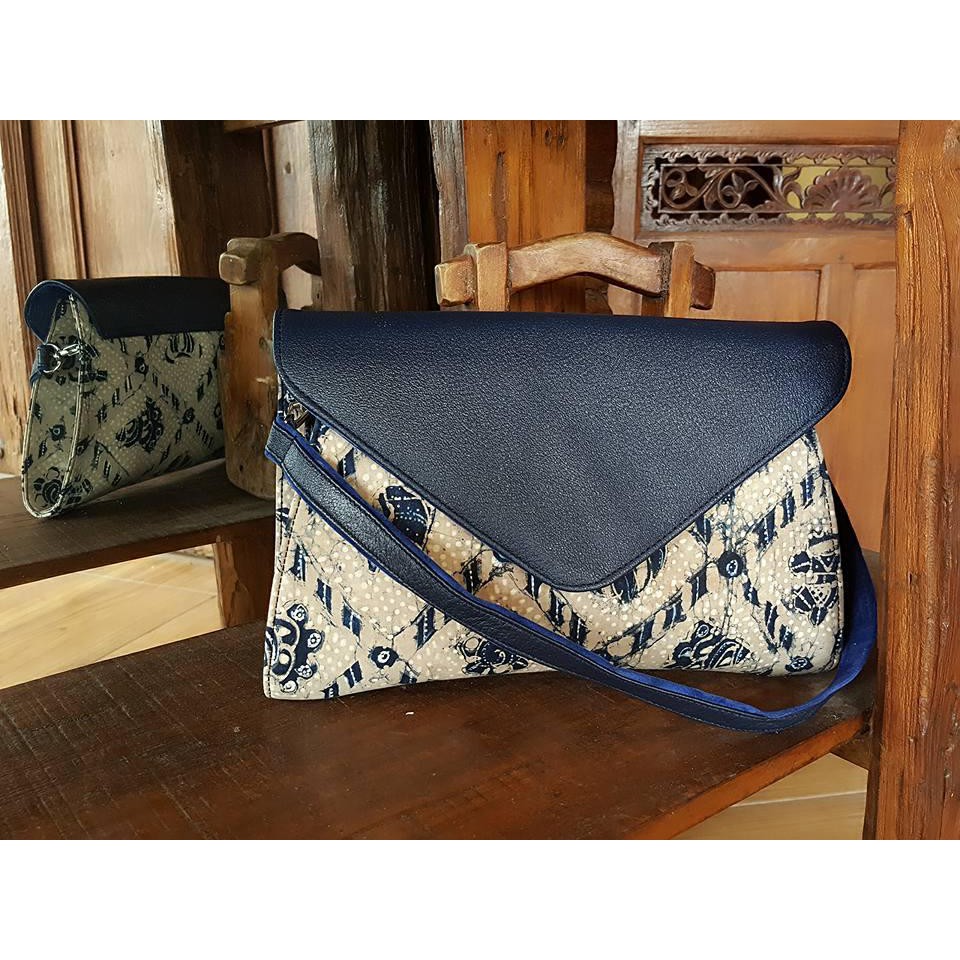 TAS WANITA BATIK TULIS KOMBINASI KULIT 5155