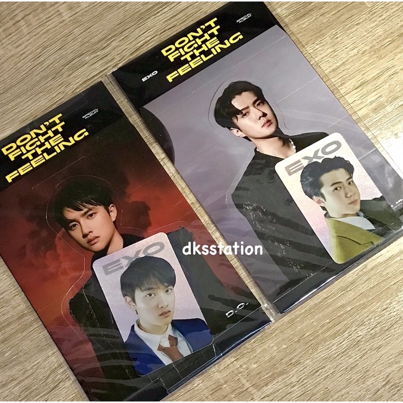 Hologram DFTF Tempo Acrylic Standee EXO Baekhyun Chanyeol Sehun Do Kyungsoo D.O. Natrep