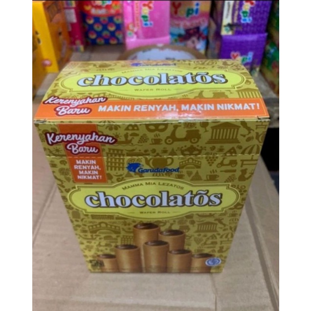 

Chocolatos 8,5gr x 24 pcs. Kemasan Box