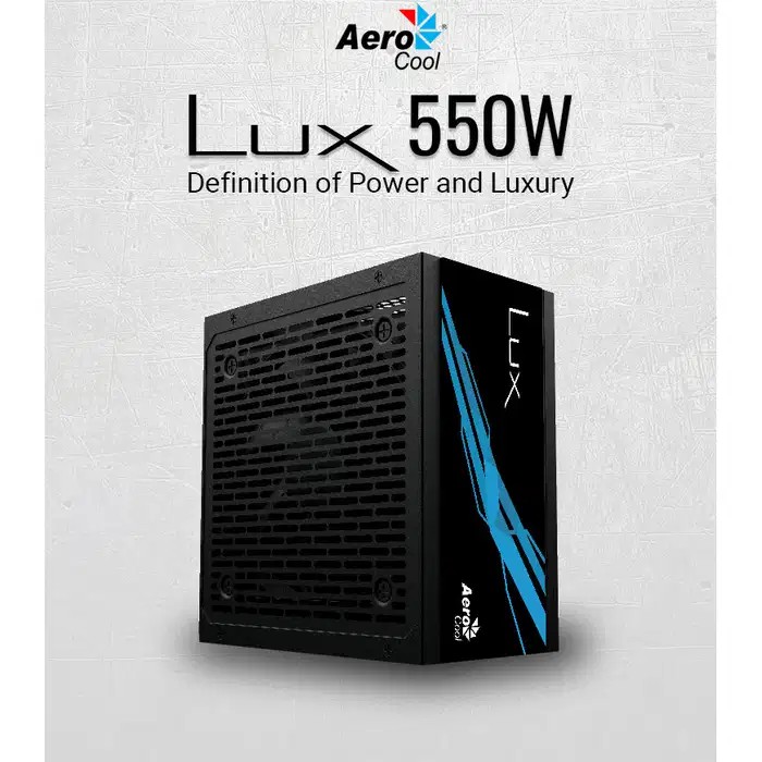 Power Supply Komputer Aerocool LUX 550W - 550 Watt 80plus Bronze