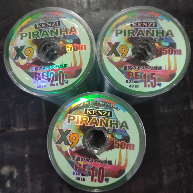 pe piranha x9 50meter multi calor