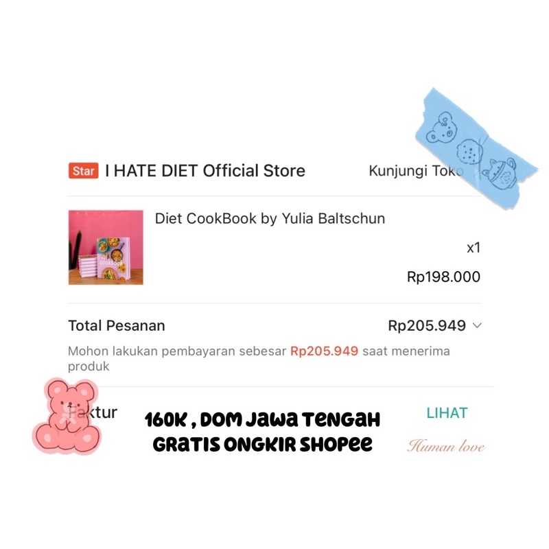 Buku Diet CookBook by Yulia Baltschun