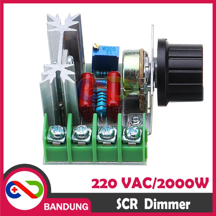 SCR 220 VAC 2000W DIMMER SPEED CONTROLLER MOTOR LAMPU