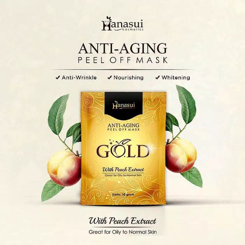 Hanasui Naturgo Masker Lumpur Original BPOM Lightening Peel Off Mask / masker hanasui