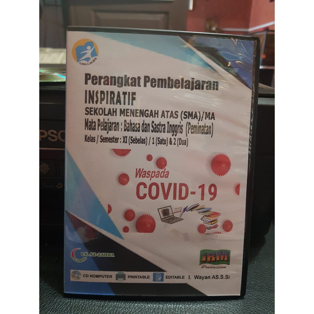 Cd Rpp Inspiratif Bahasa Dan Satra Inggris Kelas X Xi Xii Semester 1 2 Revisi 2020 Shopee Indonesia