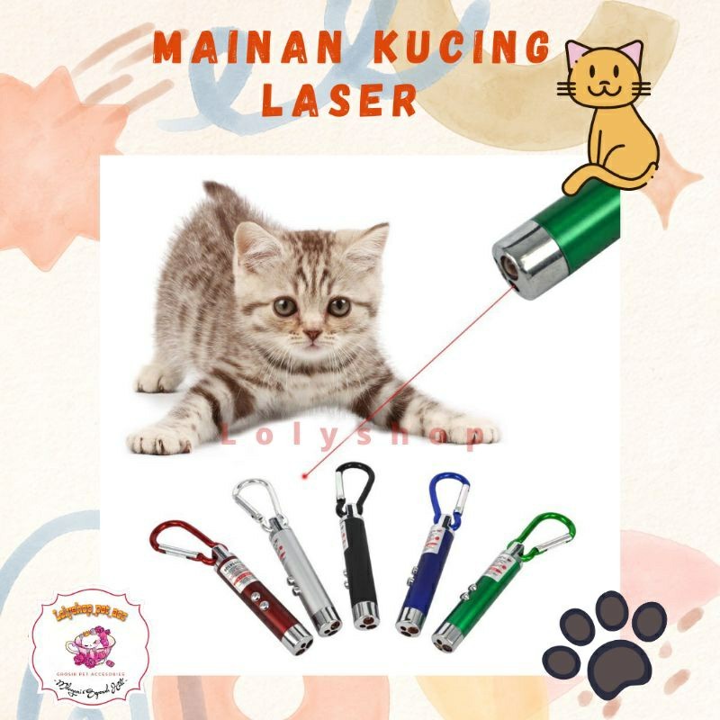 Mainan Kucing Lampu Laser Pointer Interaktif Cat Toy