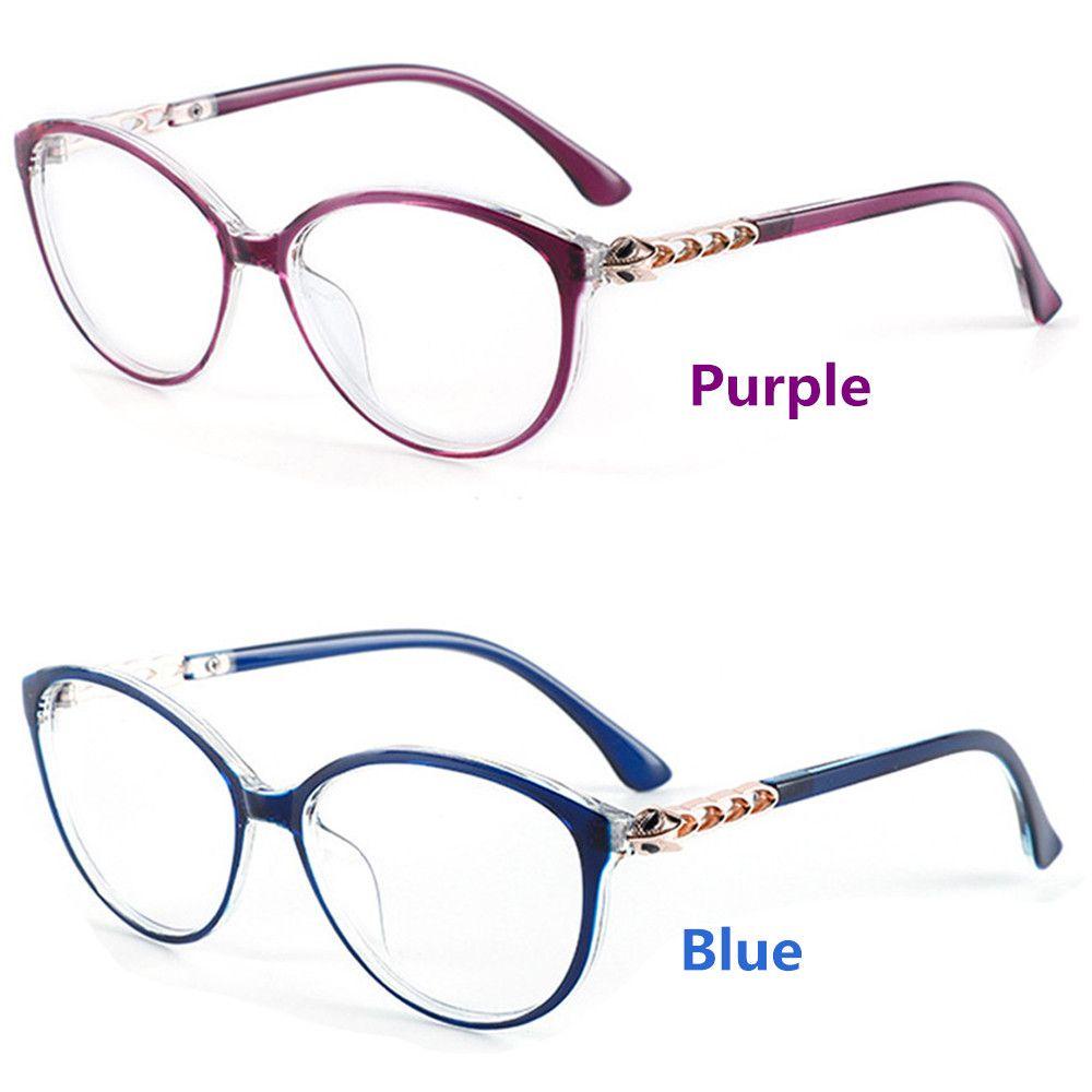 Lily Kacamata Bulat Wanita Pria Portable Oversized Optical Glasses