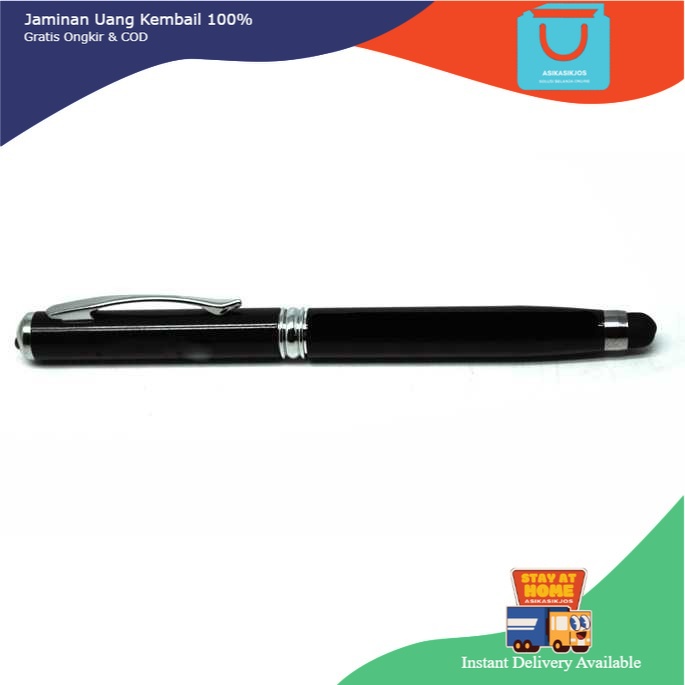 

4 in 1 Senter + Laser Pointer + Pen + Stylus