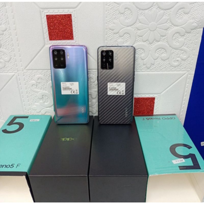 Oppo reno 5F 8/128 fullset original second mantab