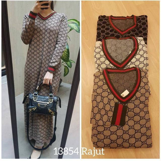  Gamis  rajut gucci  Shopee Indonesia