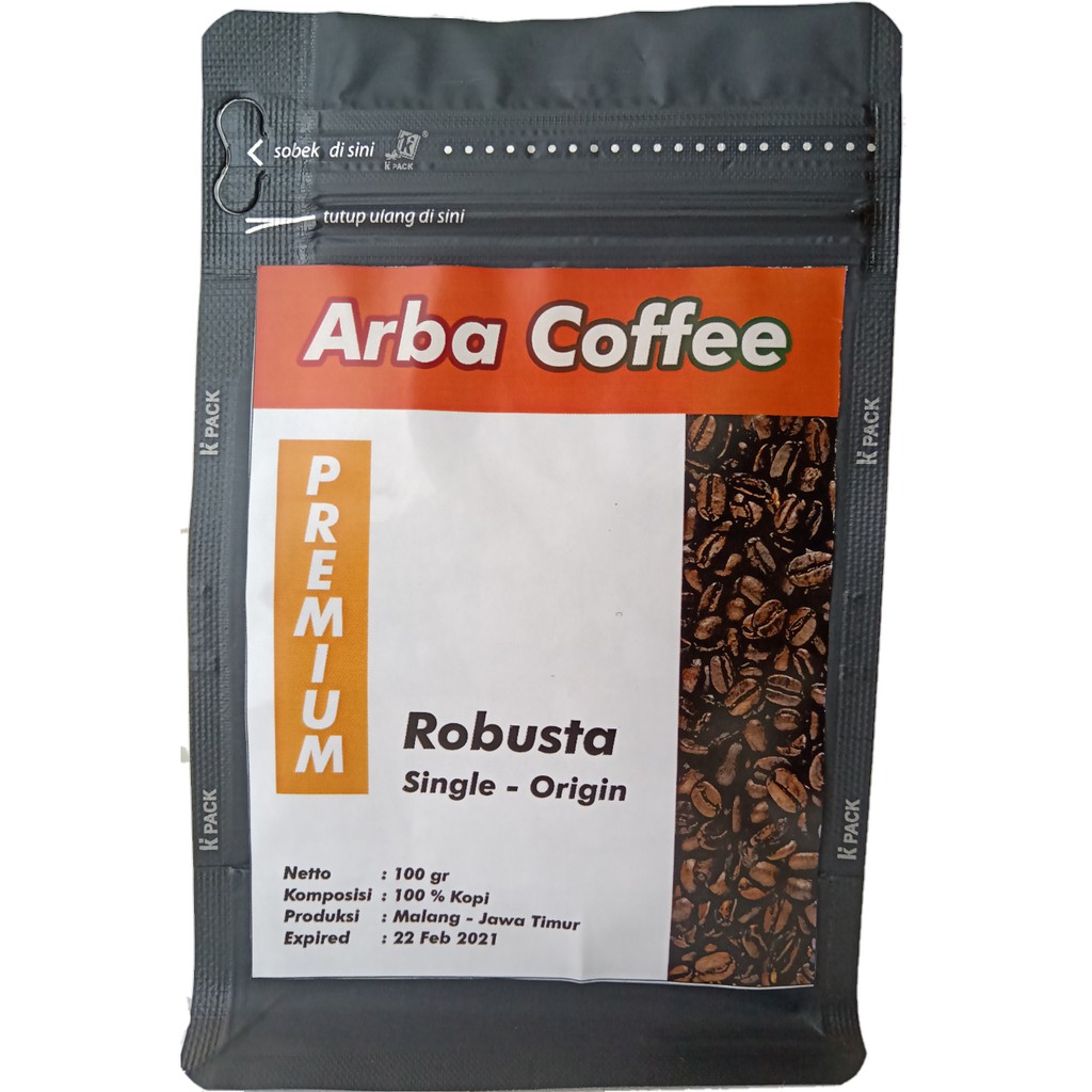 

Kopi bubuk ROBUSTA dampit murah