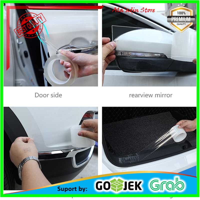 Cuci Gudang SEAMETAL Stiker Pelindung Mobil Car Scratchproof Tape 3M - C39906