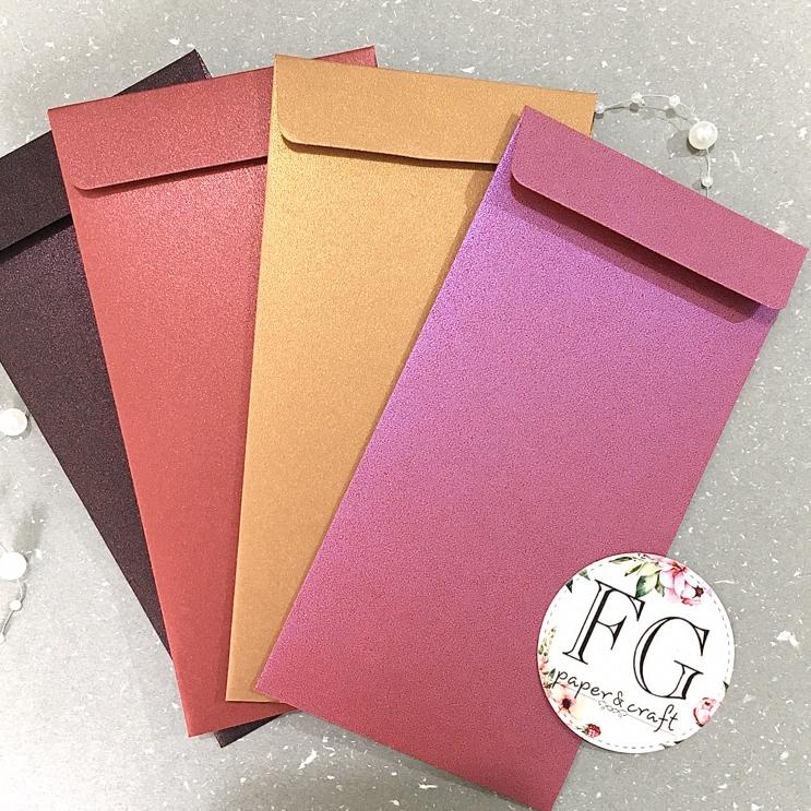 

Pasti Ori Amplop Uang 6pcs Premium, Angpau Polos 9x17cm by fgpaper c99₨