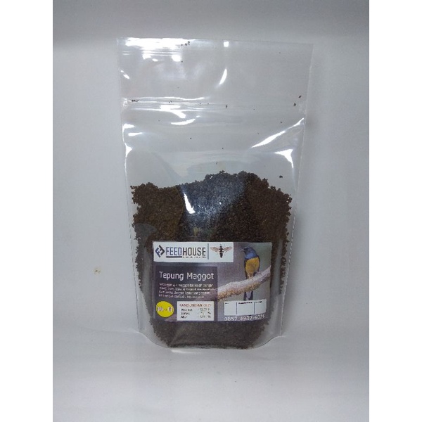 

Tepung maggot BSF murni kemasan 250grm