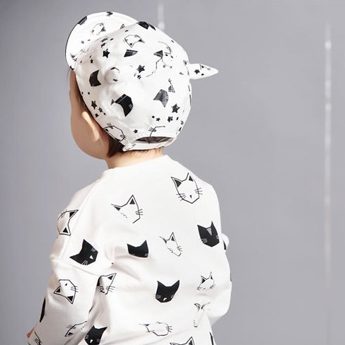Topi Cat Anak / Topi Anak / Topi Fashion Anak / Aksesoris Kepala / Topi Bayi