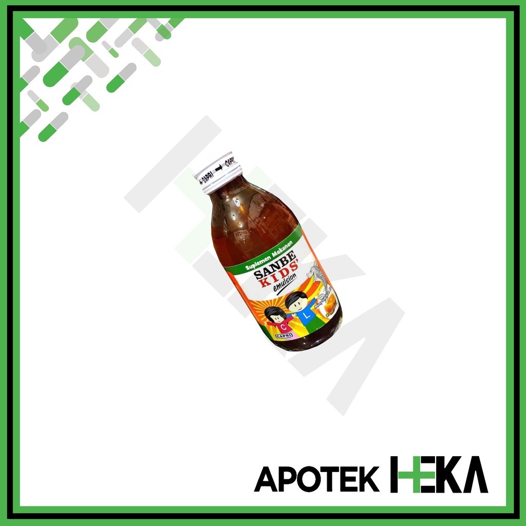 Sanbe Kids Emulsion 200 ml - Sirup Minyak Ikan Kod (SEMARANG)