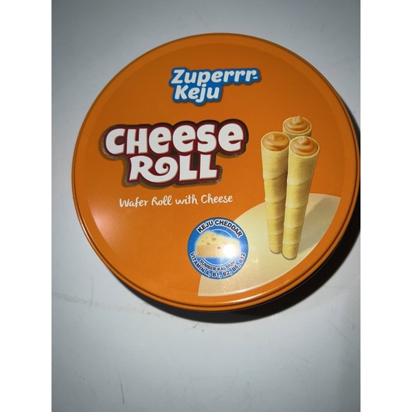 cheese roll zuperrr keju kaleng