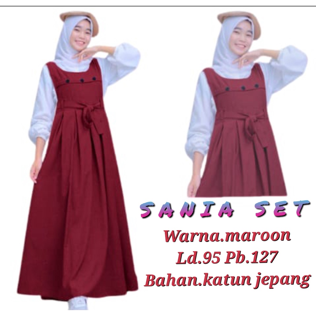ZR54TX SETELAN OVERAL ANAK PEREMPUAN USIA 11 12 13 14 15 16 TAHUN/CIKITA SET KIDS/PAKAIAN ANAK PEREM