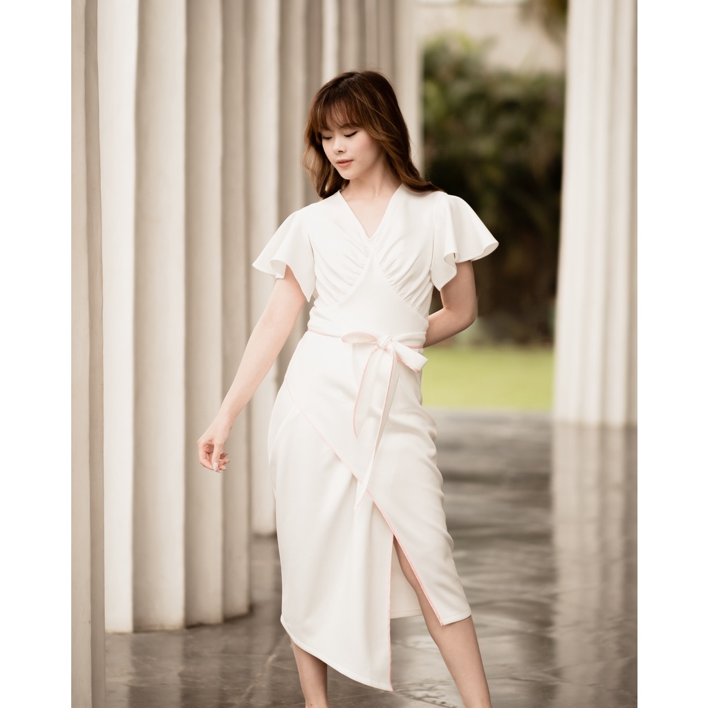 Jual Sofia Wrap Dress Indonesia|Shopee ...