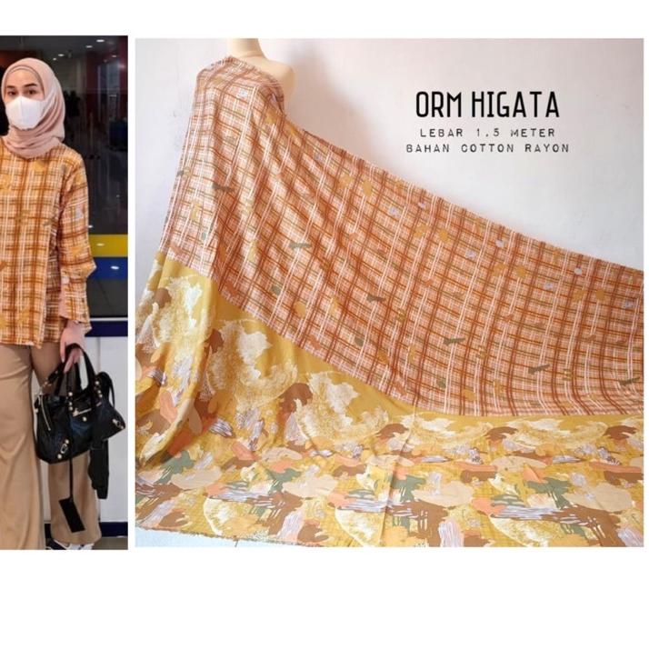 ✶ Kain ORM / Original Ria Miranda motif Higata ( DEFECT MINOR) ○