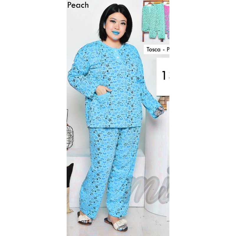 ATTIRE.id BAJU TIDUR PIYAMA PP JUMBO FIT TO XXL PREMIUM