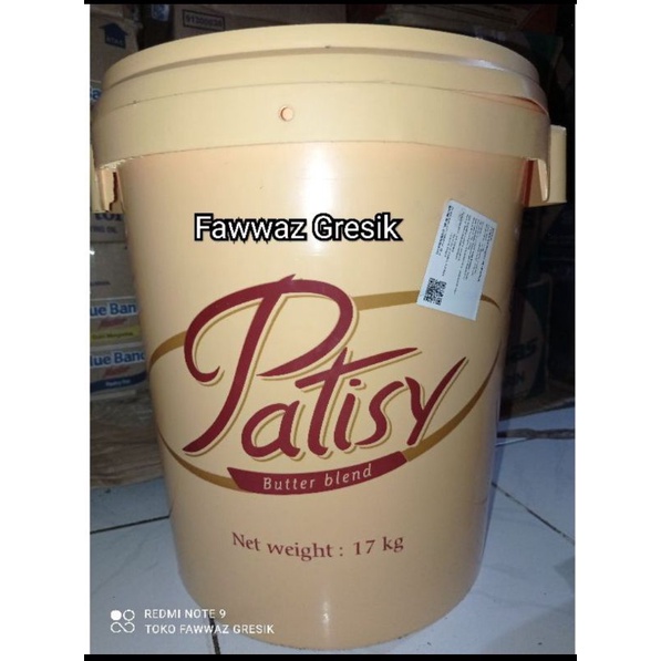 Patisy Corman Butter Blend 500gr Butter Import Kualitas Wisman / Corman Patisy Butter 500 gr