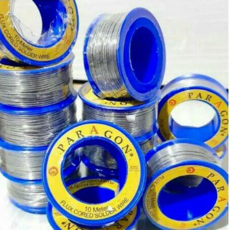 Timah Solder Tinol 10m 0.8mm 10Meter Merk Paragon Timah Solder Terbaik