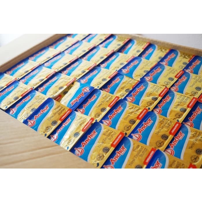 

butter-mentega- anchor unsalted butter mini portion 10 cup -mentega-butter.