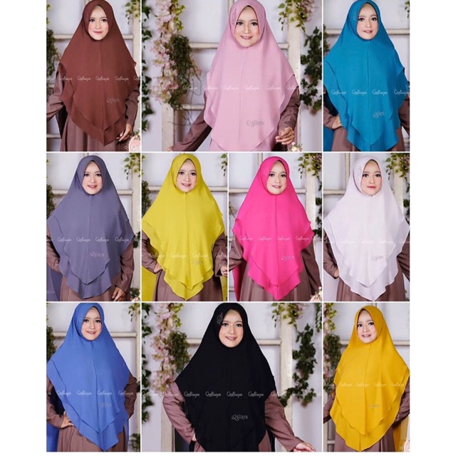 Jilbab khimar Shaquena By Qalisya Preloved
