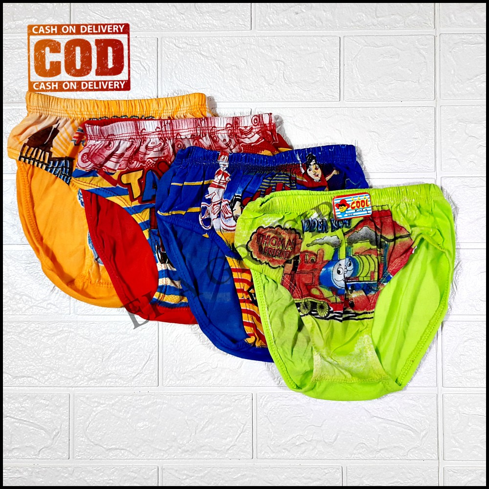 1 Lusin Celana Dalam Anak Laki Laki Motif Karakter