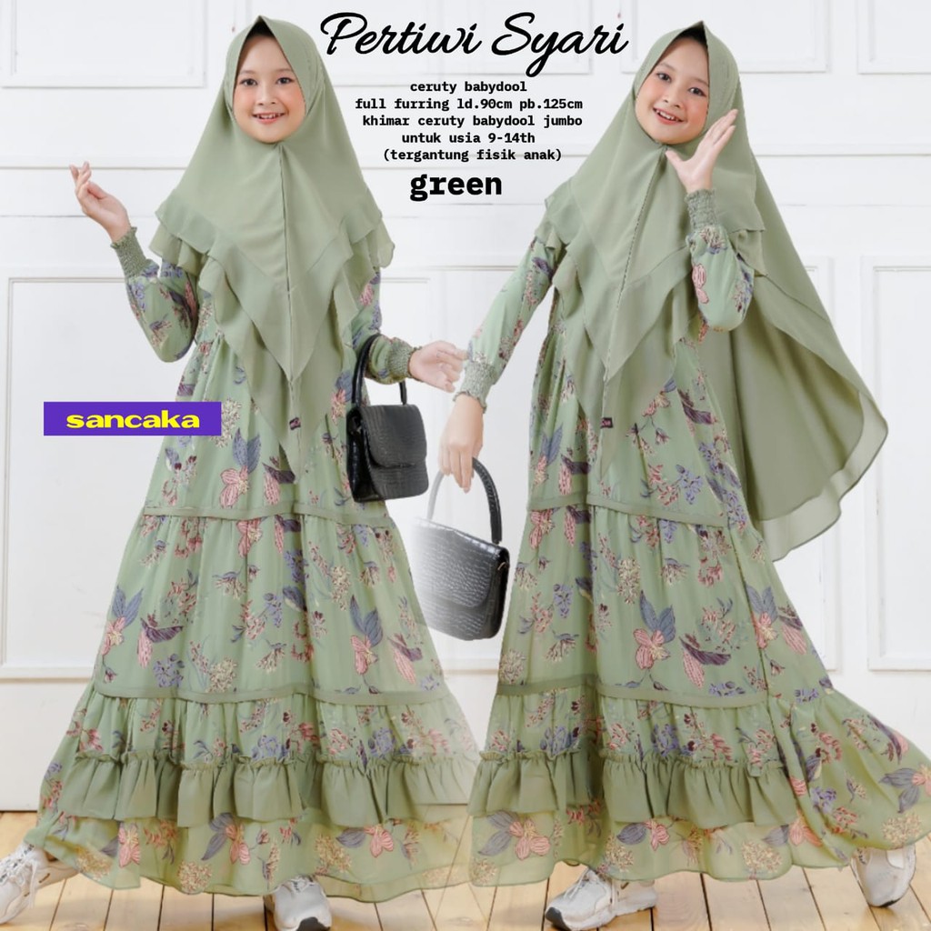 gamis anak gamis remaja gamis lebaran baju anak perempuan baju gamis premium baju muslim baju anak p