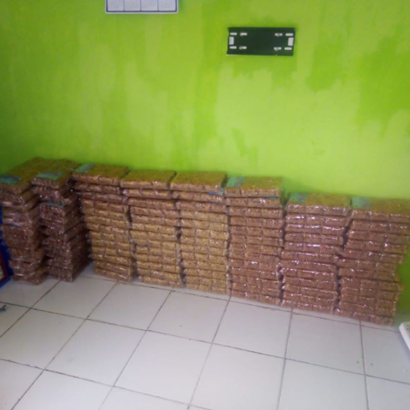 

grosiran, makaroni pedas daun jeruk, makanan ringan, makaroni bantet