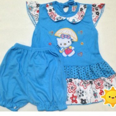 SYIFANA - Setelan Bayi / Baju Bayi / Karakter Hello Kitty