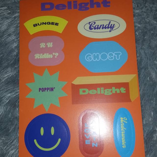 Message card, sticker & Poster Album Baekhyun Delight Cinnamon Vers