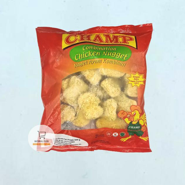 

MAKANAN BEKU / CHAMP NUGGET 1KG NON COD