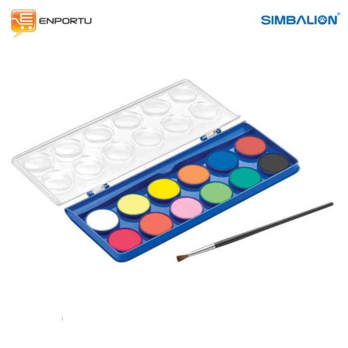 

air-cat- simbalion water color cake 12 colors - wcc 12 -cat-air.