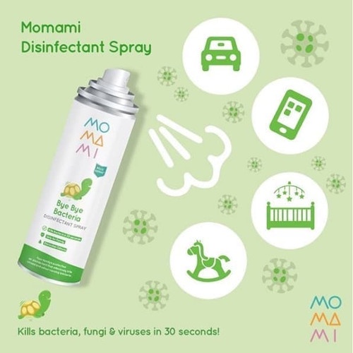 Momami Baby &amp; Kids Bye Bye Disinfectant Spray - Disinfektan Semprot (350 ml)