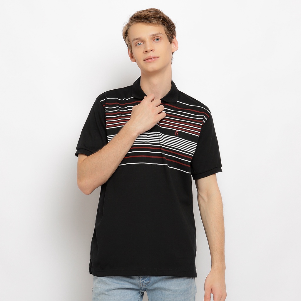 MATSUDA Chikusei Kaos Polo Shirt Pria Kerah