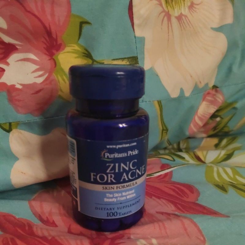 Puritan's Pride ZINC FOR ACNE | Suplemen untuk jerawat | Suplemen ZINC