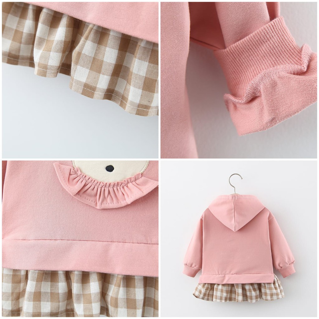 Helen Hoodie Dress/ Setelan Anak Perempuan