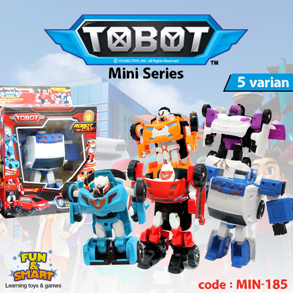  TOBOT  MINI SERIES MAINAN  ROBOT BISA  JADI MOBIL 