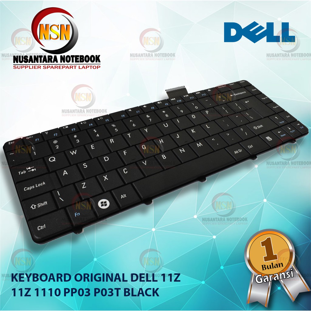 Keyboard Original Dell Inspiron 11Z Mini 1110 / 1122 / P03T